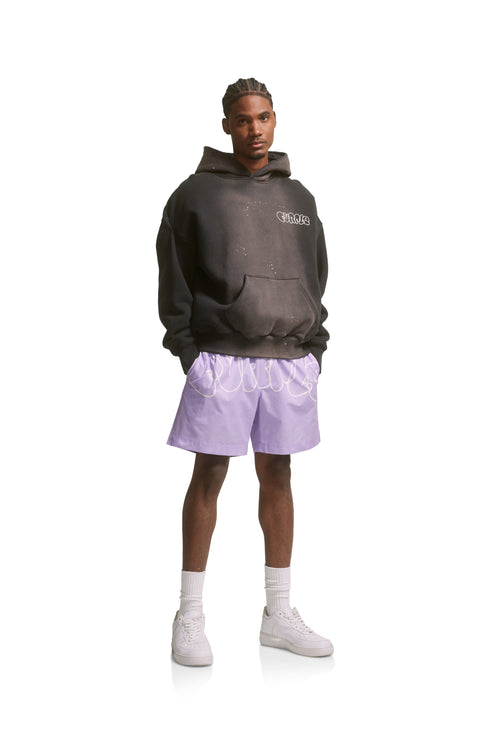 PURPLE BARND P401 Hwt Fleece P/o Hoodie Mens Apparel